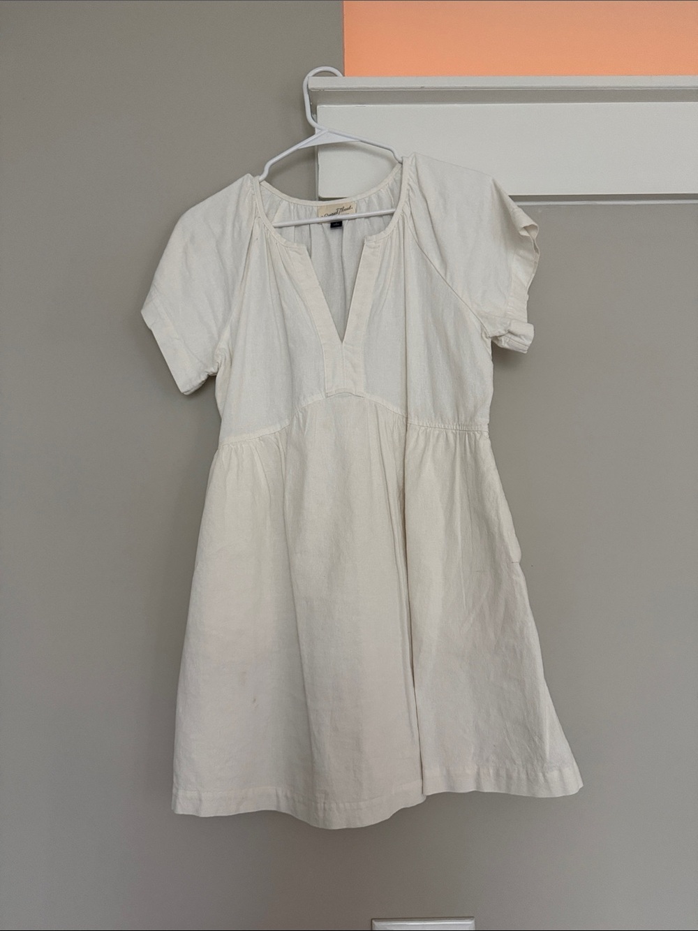 Cream Universal Thread Dress